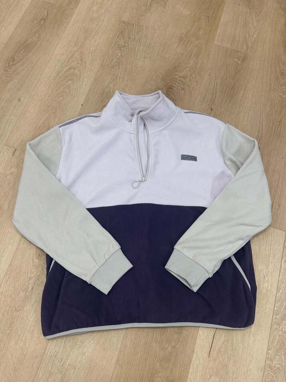 Simply Southern Color Block 1/2 Zip Fleece Size L Pullover